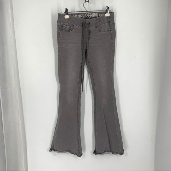 Rewash Jogger Denim Gray Flares Size 7 - Picture 1 of 12